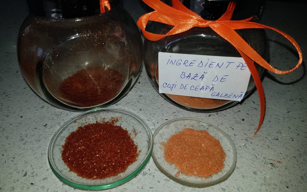 Valorificarea sustenabilă a cojilor de ceapă pentru dezvoltatea de ingrediente inovatoare funcționale