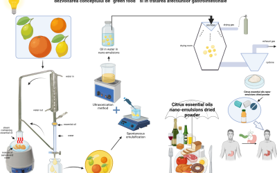 Model experimental de obținere a unui ingredient inovator cu potențial antioxidant și antimicrobian cu aplicabilitate în dezvoltarea conceptului de “green food„ și în tratarea afecțiunilor gastrointestinale